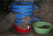 Vibro screen sorter for tea industry